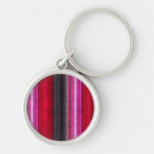 Rot und Rosa beunruhigtes keychain Schlüsselband