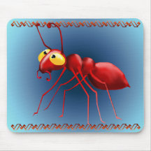 Rote Ameise Mousepad