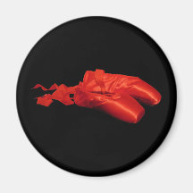 Rote Ballett-Schuhe Magnete