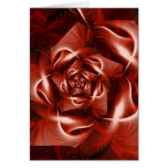 rote Bongo-Rose Karte