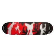 rote Camouflage Individuelle Skatedecks