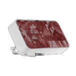 Rote Digital-Tarnung Laptop Lautsprecher