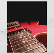 Rote E-Gitarre Flyer