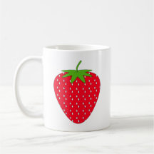 Rote Erdbeere Kaffeetasse