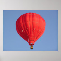 Rote Fahrt im Himmel Plakat