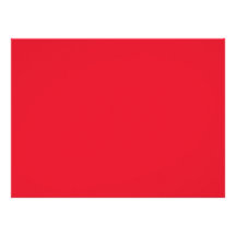 Rote Farbe 6,5 x 8,75 Zoll Personalisierte Ankündigungskarte