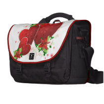 Rote Herz-Romance Laptop-Tasche commuterbag