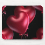rote Herzballone Mousepads