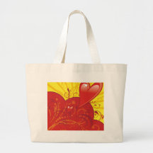 Rote Herzen Taschen