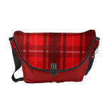 Rote karierte Botetasche Kurier Taschen
