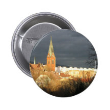 Rote Kirche in Wellness-Center-StadtTeplice Recht  Buttons