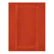Rote lederne Blick-Designer COWBOYS Postkarten