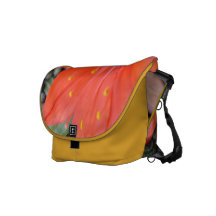 Rote Lilien-Rickshaw-Bote-Tasche Kurier Tasche