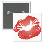Rote Lippen Buttons