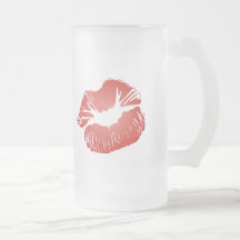Rote Lippen Kaffeehaferl