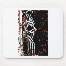 Rote Mohnblumen Mousepads