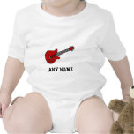 Rote Rockin Gitarre Body