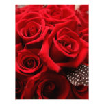 Rote Rosen, die UAWG-Karte Wedding sind Ankündigungskarten