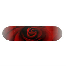 Rote RoseSkateboard Individuelles Skateboard