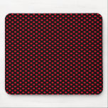 Rote Tupfen auf Schwarzem mousepads