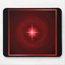 Rote Turbulenz Mousepad