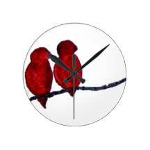 Rote Vögel stoppen, Copyright Karen J Williams ab