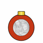 Rote Weihnachtsbaum-Birnen-Gewohnheits-Verzierung Acrylausschnitt