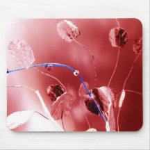 Rote Winter-Niederlassungen Mauspad