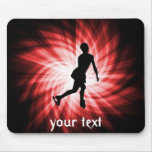 Rote Zahl Skaten Mousepads