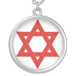 Roter Davidsstern, Israel-Flagge Selbst Gestaltete Halskette