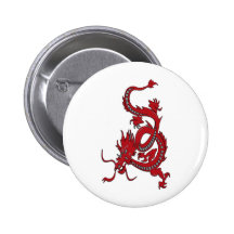 Roter Drache - Jahr des Drachen Button