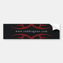 Roter Drache X Auto Aufkleber