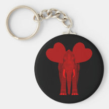 Roter Elefant Schlüsselband