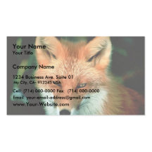 Roter Fox Visitenkartenvorlagen