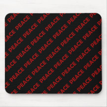 Roter Frieden Mousepad