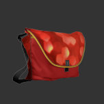 "roter Glamour" - Bote-Tasche kuriertaschen