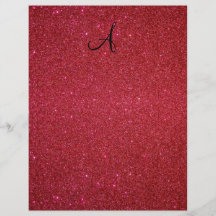 Roter Glitter Flyer