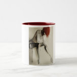 Roter Hauptbecher Tee Haferl