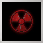 Roter Kernwaffe Posterdrucke