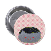 Roter Knopf Anstecknadelbuttons