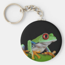 roter mit Augen Baumfrosch Schlüsselanhänger