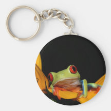 roter mit Augen Baumfrosch Schlüsselband