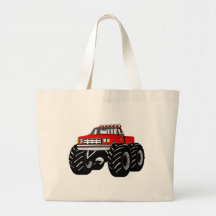 ROTER MONSTER-LKW TASCHE