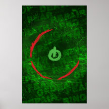Roter Ring des Todesplakats - Gamer-Videospiel-Aus