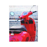 Roter Roller leinwanddrucke