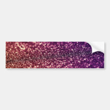 Roter rosa und lila Schein-Diva-Glitter-Entwurf Auto Aufkleber