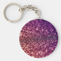 Roter rosa und lila Schein-Diva-Glitter-Entwurf Schlüsselbänder