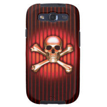 Roter Schädel-Samsung-Galaxie-Kasten