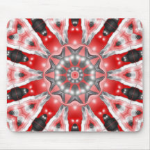 Roter Stern Mousepad