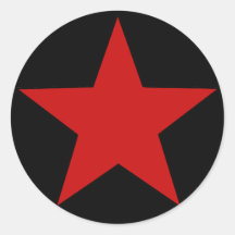Roter Stern Sticker